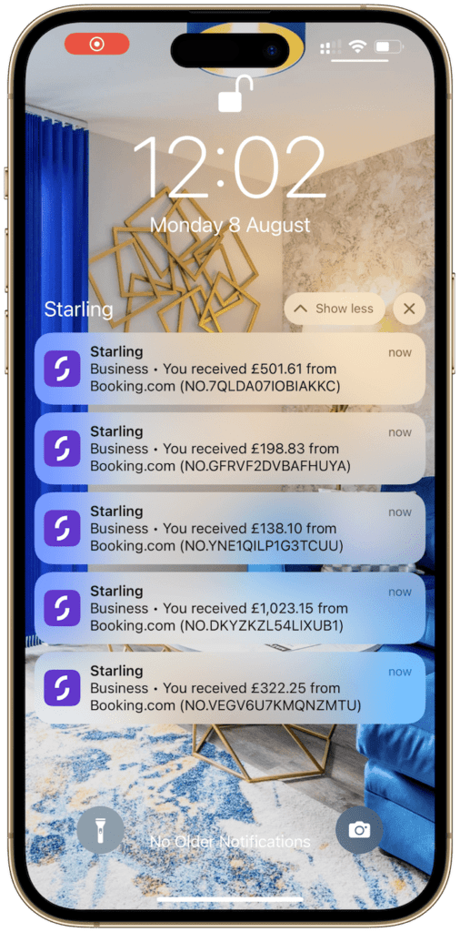 THE SA ROADMAP - PAYMENT NOTIFICATION SCREENSHOTS - 1